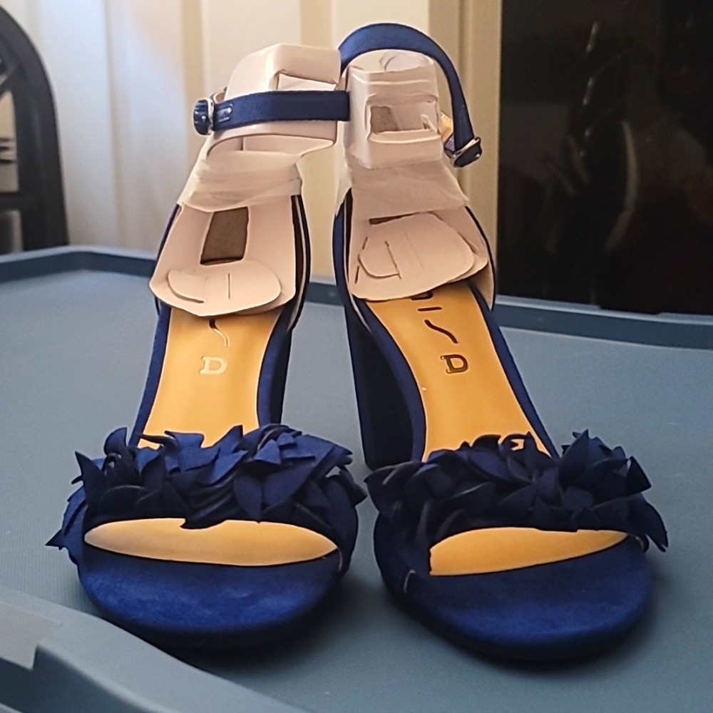 Unisa Blue heels sandal